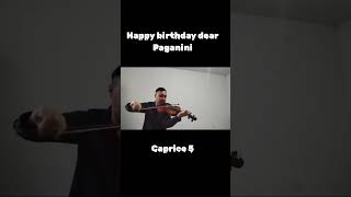 Caprice 5 Paganini violin [upl. by Esinyl]