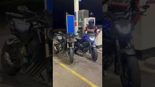 Yamaha MT07 vs Honda CB650R 🔥😮‍💨 [upl. by Adiaj]