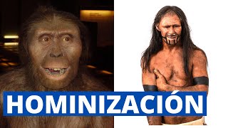 La HOMINIZACIÓN explicada desde el Australopithecus hasta el Homo sapiens sapiens🐒 [upl. by Esirehc]