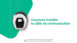 eProWallbox  Comment installer le câble de communication [upl. by Rodavlas]