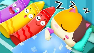 Colorful Crayons Song  The Colors Song  Learn Colors  Nursery Rhymes  Kids Songs  BabyBus [upl. by Annayi25]