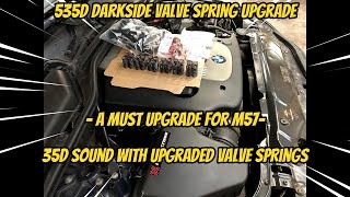 BMW 535d stage2 Straight pipe sound Darkside valve springs [upl. by Winters]