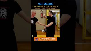 Comment faire un KO sur le point de pression Gros Intestin 10 Kyusho Jitsu  Points vitaux Shorts [upl. by Genesa949]