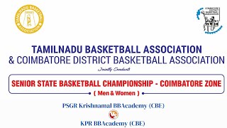 PSGR Krishnamal BBAcademy CBE Vs KPR BB Academy CBE WOMEN TNBA amp CDBA COIMBATORE ZONE [upl. by Arriec]