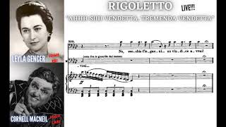 quotAH Si vendettaquot Rigoletto MacneilGencer HUGE HIGH NOTES with score [upl. by Kcirdneh]