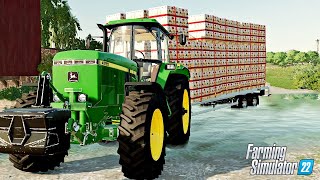 Transport mąki  Farming Simulator 22 [upl. by Lohrman]