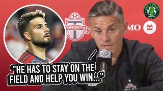 Herdman sounds off on Insignes commitment to Toronto FC is he right 😬 [upl. by Rosabel]