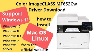 Canon Color imageCLASS MF652Cw [upl. by Asiil]