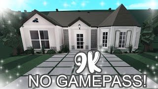 BLOXBURG9K Family House No Gamepass [upl. by Jaime]