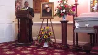 Pastor Roland Barnes Opening Prayer  Bernard Fred Barnes Funeral [upl. by Avelin737]