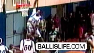 Demar Derozan POSTERIZES Defender In High School Nearly Jumps OVER Him [upl. by Atirehgram]