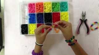 How to Make Rubber Band Bracelets [upl. by Pandolfi231]