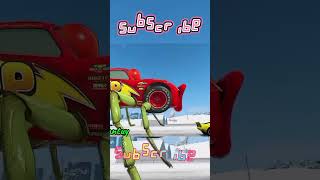 Lightning McQueen Eater  Car McQueen New Efec  Coffin Dance Song COVERshort [upl. by Drobman]