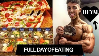 FULL DAY OF EATING WITH 20 YO BODYBUILDER IIFYM AARON NEARY [upl. by Holms968]