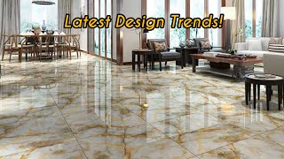 Latest Floor Tiles Design 2024  Ceramic Floor Tiles Colours  Interior design flooring ideas [upl. by Sorilda175]