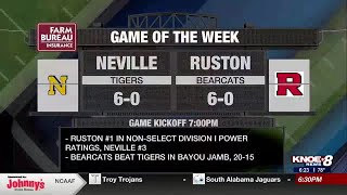 Farm Bureau Game of the Week Preview Neville at Ruston [upl. by Lamprey]