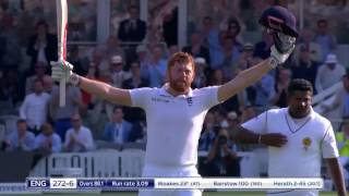 Jonny Bairstow maiden 100 at Lords [upl. by Vasily]