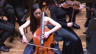 Annie Zhang playing Elgar Cello Concerto 4th Movement [upl. by Lynad]