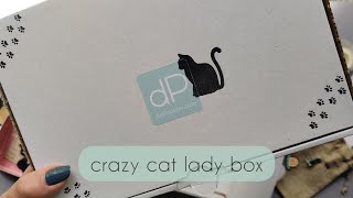 Unboxing  quotcrazy cat ladyquot Überraschungsbox  diePapeteria [upl. by Leahkim]