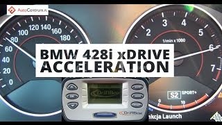 BMW 428i xDrive 20 245 PS on dry  acceleration 0100 kmh [upl. by Annairt]