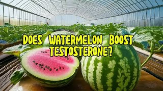 Does Watermelon Boost Testosterone Myths vs Facts [upl. by Vevina157]