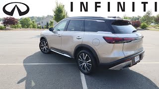 2023 Infiniti QX60 Autograph AWD  Point Of View Walkaround Test Drive and Review [upl. by Dodd]