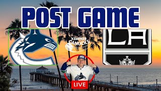 Canucks vs LA Kings POST GAME SHOW [upl. by Nosna]