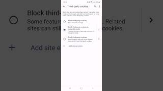 How to blocked Third Party cookies in Google Chrome shortsfeed chrome thirdparty [upl. by Heiney964]