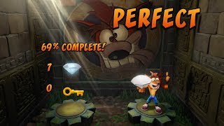 Cortex Power  All Boxes CLEAR GEM  Crash Bandicoot 1 N Sane Trilogy [upl. by Lana]