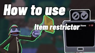 How to use the new item restrictor Yeeps hide and seek [upl. by Bolte]