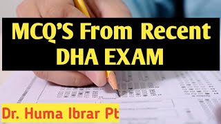 MCQS From Recent DHA Exam  Prometric Exam [upl. by Lunette]