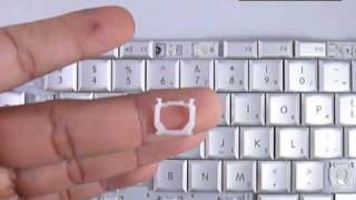 How to Replace a Key on Macbook Pro Silver Aluminum Keys Repair Fix Install Guide [upl. by Wilie601]