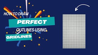 How to draw perfect outlines using gridlines  purpose of using gridlines devacreatesofficial7 [upl. by Cr]