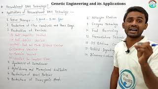 Genetic Engineering and its Application  BSc3rd Year Zoology PaperII byPrahalad Sir [upl. by Ahsimin]