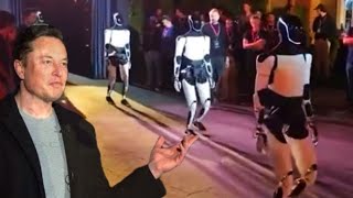 Meet Optimus Elon Musk Unveils Teslas new actual Robots for 30K [upl. by Atinahc]