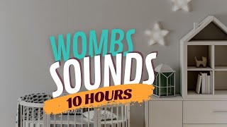 Womb Sounds amp Heartbeat Sound for Babies  Baby Soother Noise [upl. by Strain181]