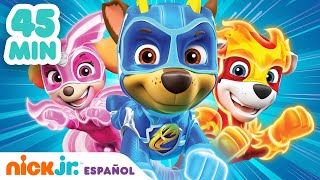 Paw Patrol Patrulla de cachorros  ¡Los rescates más valientes de los Mighty Pups  Nick Jr [upl. by Ahsikram633]