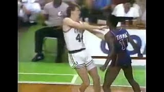 Isiah Thomas Takes Out His Frustration on Danny Ainge Game 7 1987 ECF [upl. by Agueda]