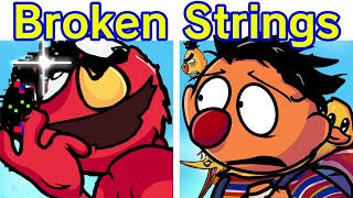 Friday Night Funkin VS BROKEN STRINGS  Sesame Street Glitch  TANTRUM Learn With Pibby x FNF Mod [upl. by Wieren]