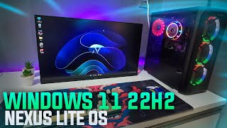 WINDOWS 11 LITE NexusOS  RÁPIDO  OTIMIZADO PARA PC FRACO E PC GAMER🔥 [upl. by Idonna]