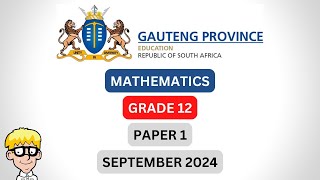 Gauteng Prelim Maths 2024 [upl. by Thacker]