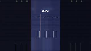 Melodic Drill  Guitar Beat  FL Studio shorts [upl. by Kcaj]