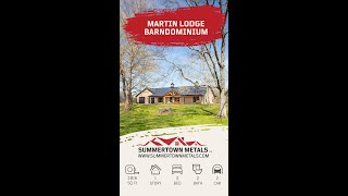 Martin Lodge Barndominium WalkThrough  2016 sq ft 3 bed 2 bath home with 2car carport [upl. by Ayitahs]