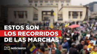 Estos son los recorridos de las marchas convocadas por la oposición contra las reformas del Gobierno [upl. by Atived]