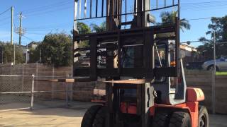 Toyota 8 tonne forklift 5FD80 [upl. by Mansfield]