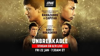 ONE Championship Unbreakable Full Event [upl. by Ayatnahs]