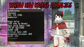 Review New Katana Ephialtes With Katana AGI  Toram Online [upl. by Eleanora]