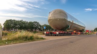 Wagenborg Nedlift transport bullets Chemelot lang [upl. by Vinni]