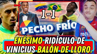 NUEVO RIDÍCULO DE BALÓN DE LLORO  VINICIUS PECHO FRIO  SE CAE EL RELATO MADRIDISTA [upl. by Gleeson]