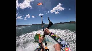 kiting Isla Bolanos Costa Rica in inches of water today [upl. by Atlas]